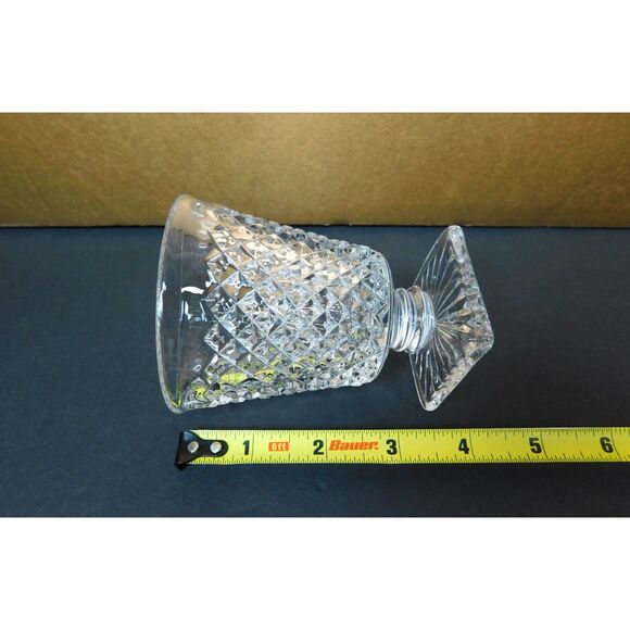 Westmoreland Juice Glasses English Hobnail Set of 4 Clear with Pedistal - Picture 7 of 7
